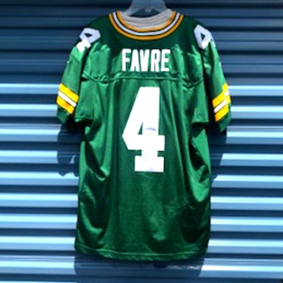 Green Bay Packers . Size: 52 (XXL) Brett Favre Authentic Nike  "On Field" Jersey - Picture 1 of 3